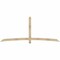 Ekena Millwork Bellingham Rough Sawn Timber Gable Bracket, Douglas Fir, 108"W x 45"H x 4"D x 4"F, 10/12 Pitch GBW108X45X0404BEL00RDF - alternate 1